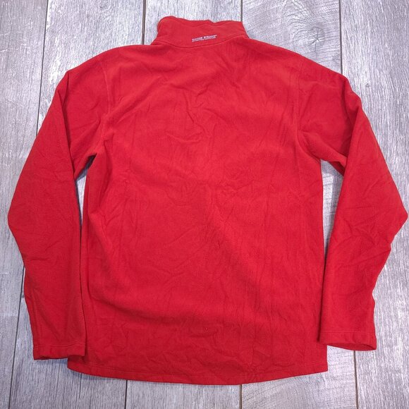 Eddie Bauer Fleece Mens Small Red First Ascent Half Zip Expedition Pullover - Picture 2 of 7